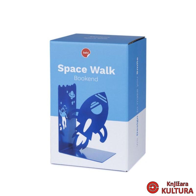 Držač za knjige, Space Walk, blue, metal 