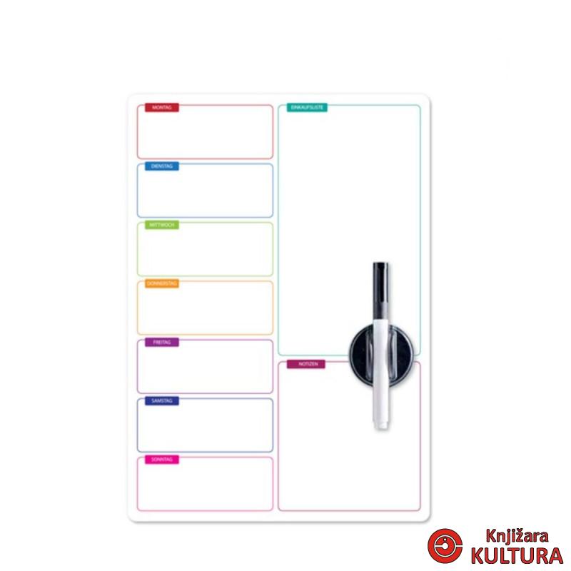 Magnetna tabla za frižider, Einkaufsliste CL, magnetic 