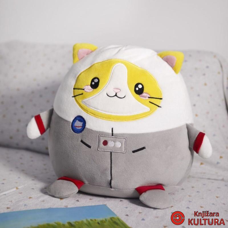 Jastuk, Astrocat, bijeli/grey, polyester 