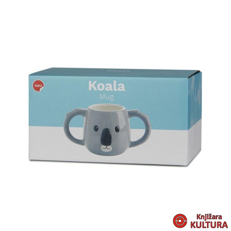 ŠOLJA KOALA 400ml SIVA 