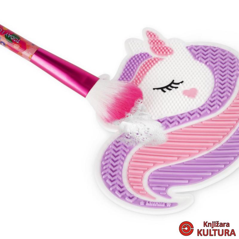 PODLOGA ZA ČIŠĆENJE ČETKICA ZA SMINKU! - UNICORN 