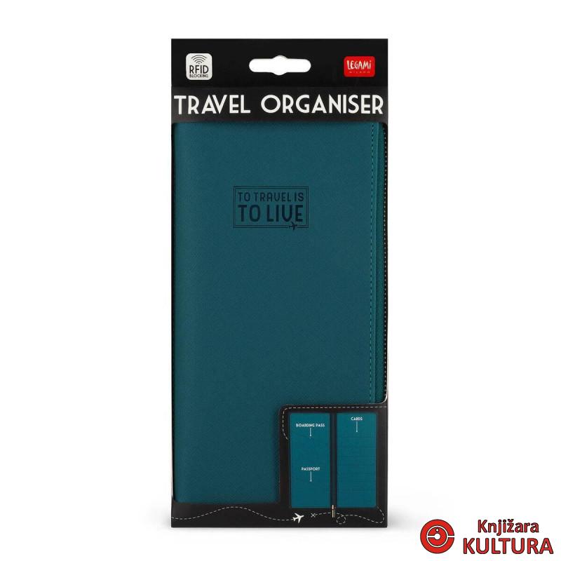 ORGANIZATOR ZA PUTOVANJE  - PETROL BLUE 