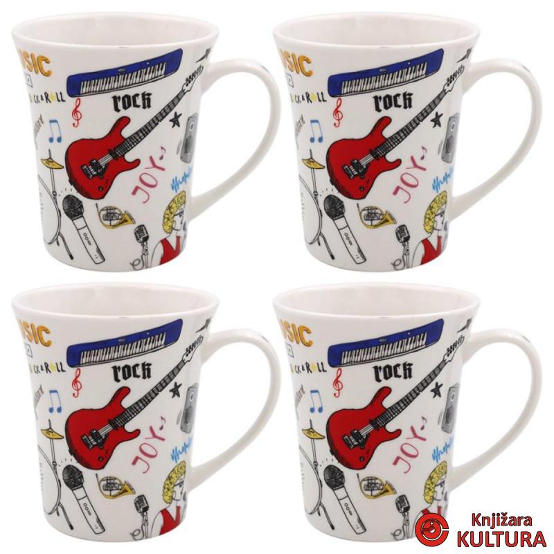 ŠOLJE 4/1 LOVE MUSIC LP95544 