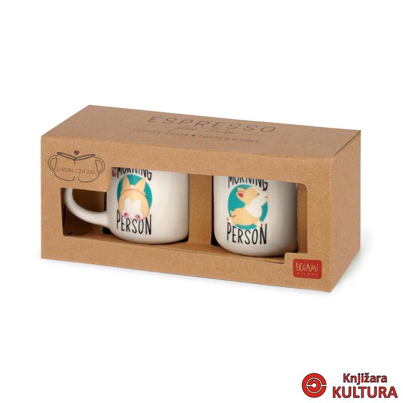 ŠOLJE ZA KAFU 2/1 - ESPRESSO FOR TWO - CORGI 