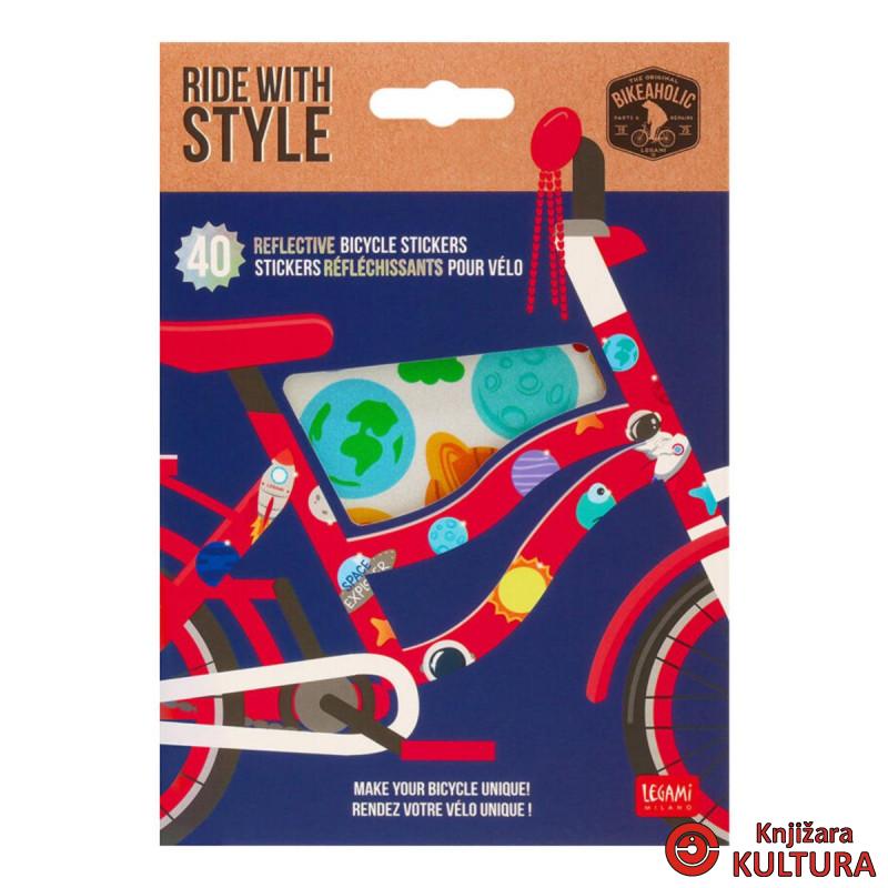 RAFLEKTUJUĆE NALJEPNICE ZA BICiKL - RIDE WITH STYLE - SPACE 