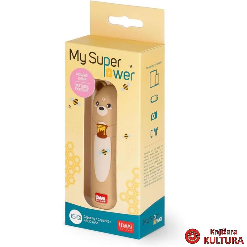 POWER BANK - MY SUPER POWER_4800 mAh - TEDDY BEAR 