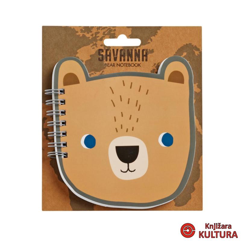 NOTES MINI SPIRALNI SAVANNA 