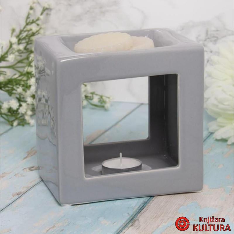 DRŽAČ SVIJEĆA GREY CUBE LP47689 