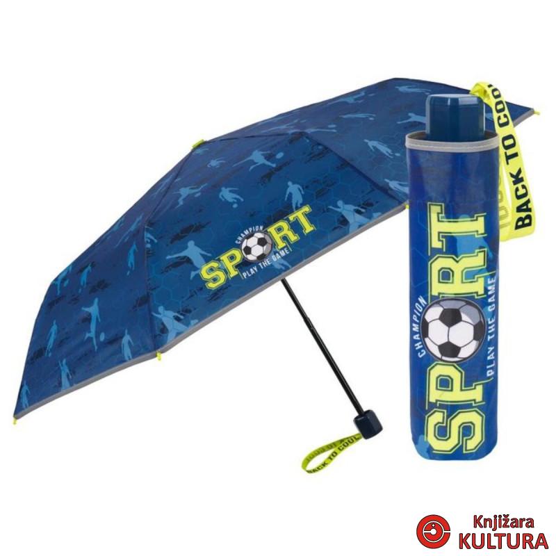 KIŠOBRAN PERLETTI SKLOPIVI NOGOMET 50 CM 