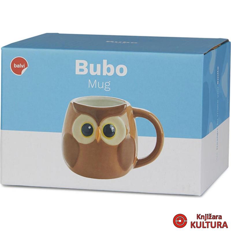 ŠOLJA SA RUČKOM BUBO SMEĐA 400ml 