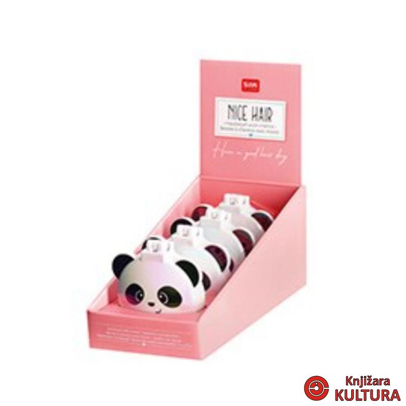 ČETKA ZA KOSU SA OGLEDALOM -NICE HAIR WHITE - PANDA HBKIT36 