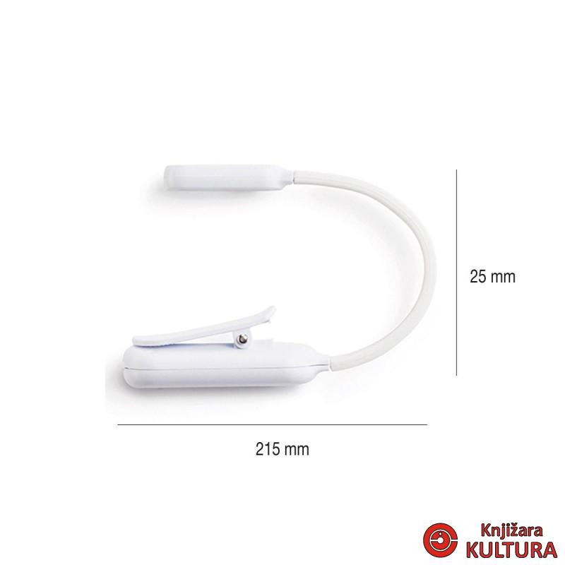 LAMPA ZA ČITANJE  WHITE 