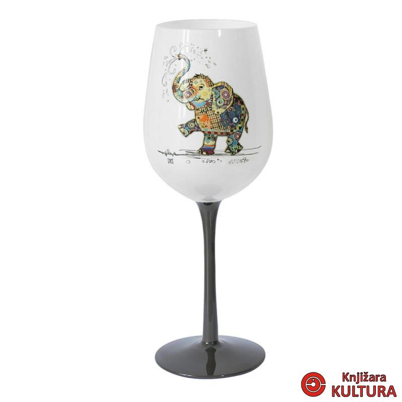 ČAŠA ZA VINO EDDIE ELEPHANT LP74062 
