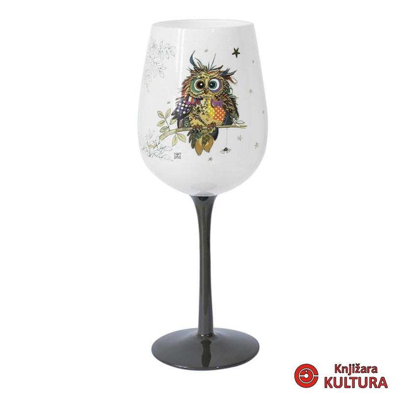ČAŠA ZA VINO OTTO OWL LP74064 