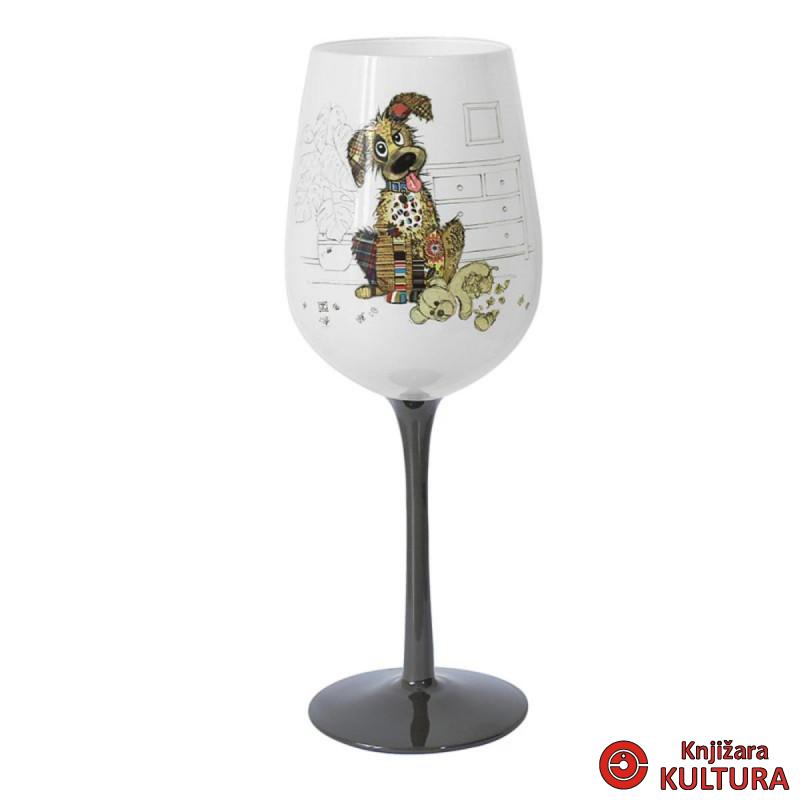 ČAŠA ZA VINO MURPHY MUTT  LP74061 