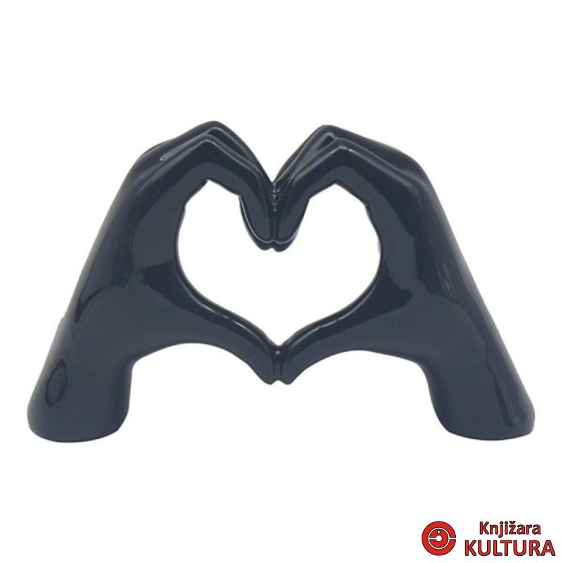 FIGURA LOVE HANDS BLACK 