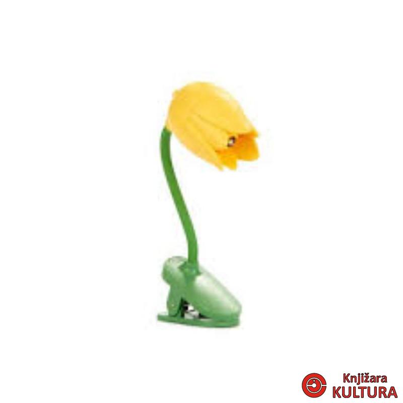 LAMPA ZA CITANJE,Tulip,yellow,plastic 
