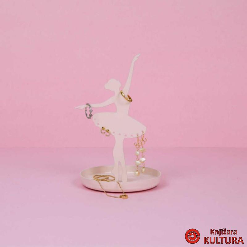 STALAK ZA NAKIT,Ballerina,pink,metal 