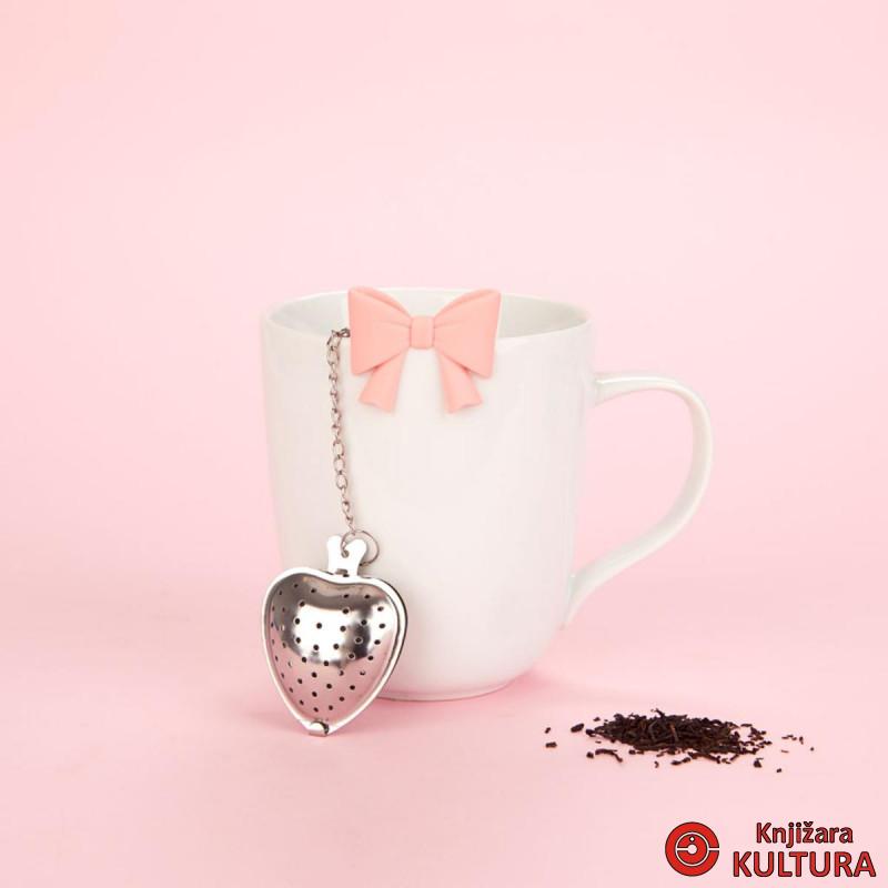 INFUZER ZA CAJ,Coquette,pink,stainless/silicone 