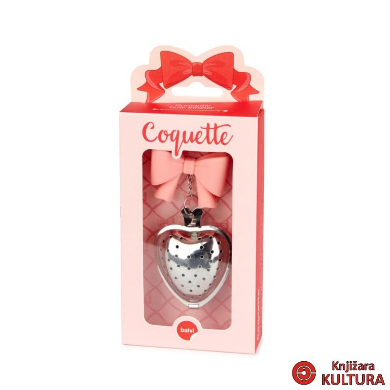 INFUZER ZA CAJ,Coquette,pink,stainless/silicone 