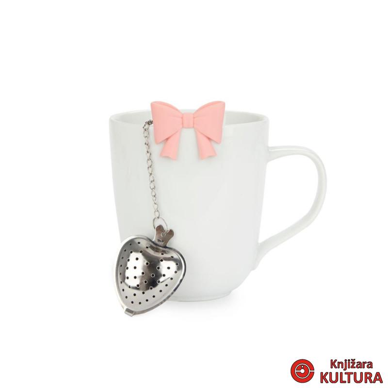 INFUZER ZA CAJ,Coquette,pink,stainless/silicone 