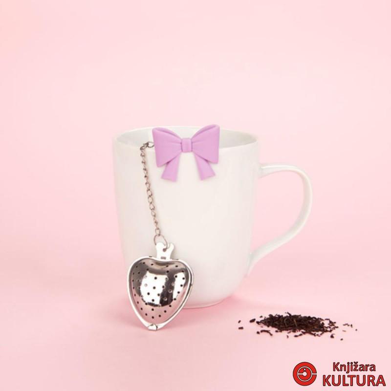 INFUZER ZA CAJ,Coquette,lilac,stainless/silicone 