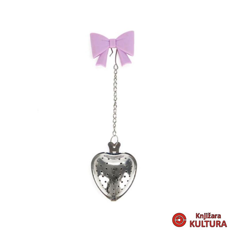INFUZER ZA CAJ,Coquette,lilac,stainless/silicone 