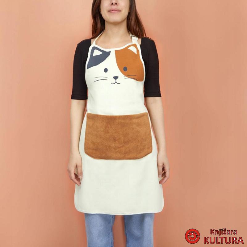 KUHINJSKA PREGACA,Kitty Calico,80 cm,polyester 