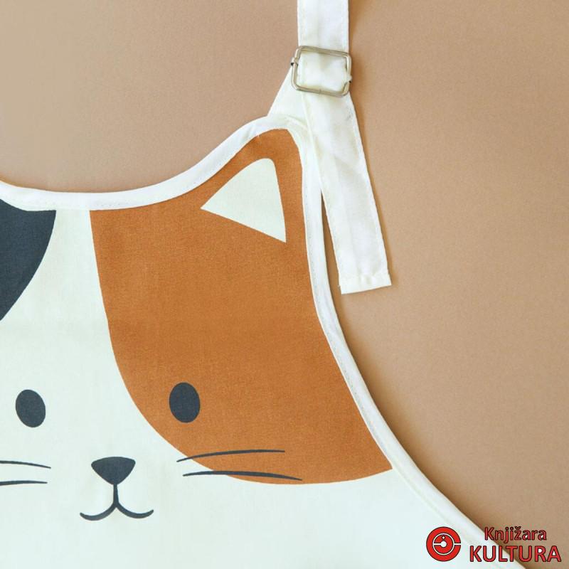 KUHINJSKA PREGACA,Kitty Calico,80 cm,polyester 