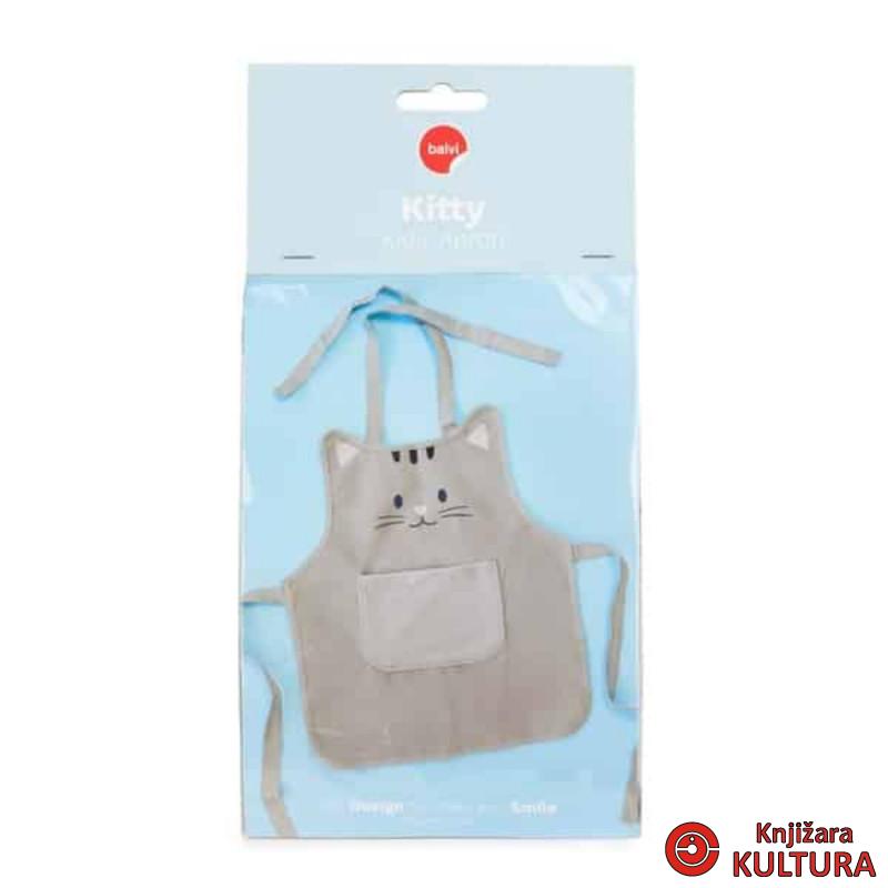 KUHINJSKA PREGACA,Kitty,gray,children,50 cm 