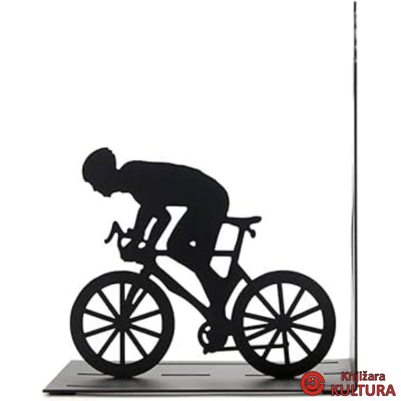 DRŽAC ZA KNJIGE,Cyclist,black,metal 