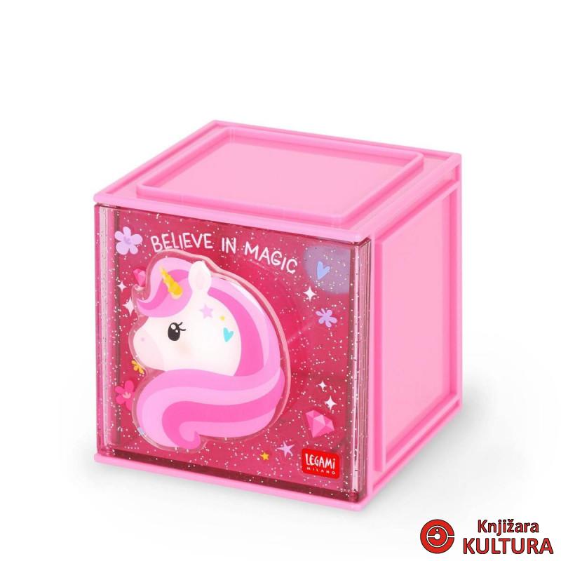 STOLNI ORGANIZER - CUTIE CUBE -UNICORN 