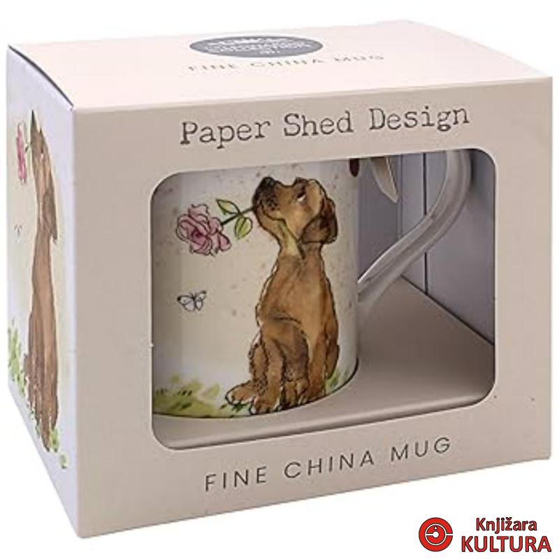 ŠOLJA DOG WITH ROSE LP96434 