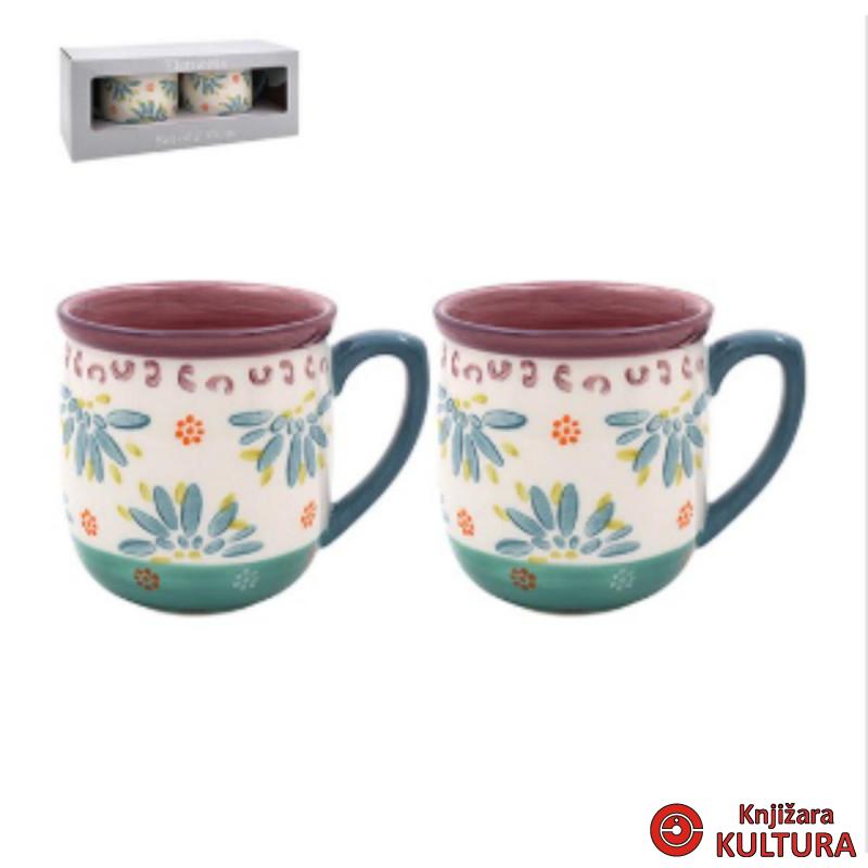 ŠOLJE SET 2/1 FLOWER EMBOSSED LP75129 
