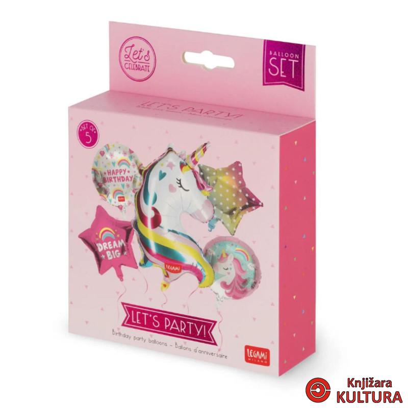 BALONI PARTY 5/1 LET'S PARTY UNICORN 