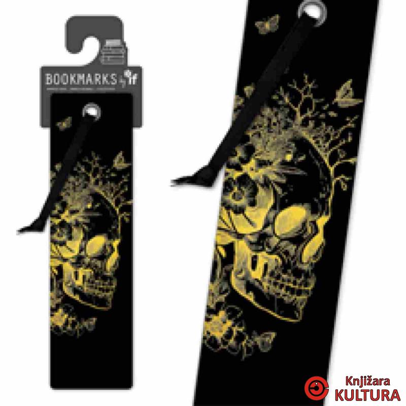 OBILJEŽIVAČ STRANICA GOLD SKULL 