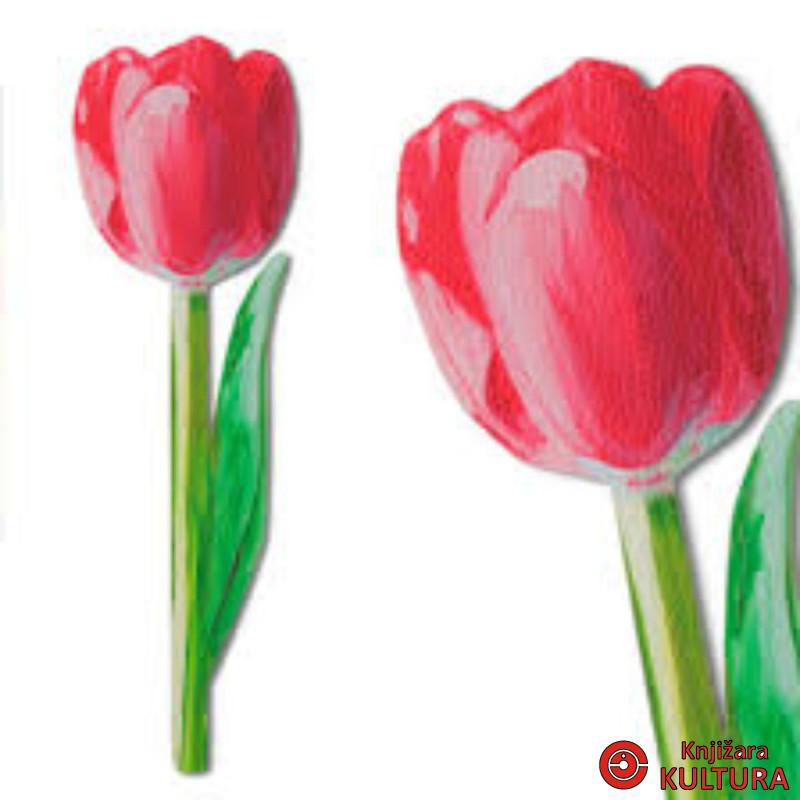 OBILJEŽIVAČ STRANICA FLOWER PAINTED PINK TULIP 