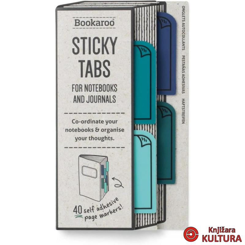 OBILJEŽIVAČI STR.BOOKAROO STICKY TABS-BLUES 