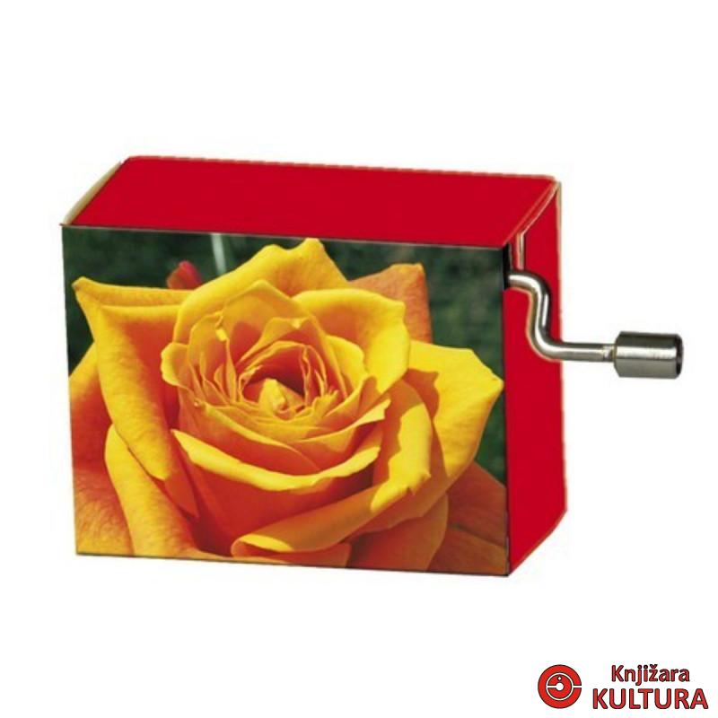 MUZIČKA KUTIJA For Elise/Beethoven, Yellow rose 