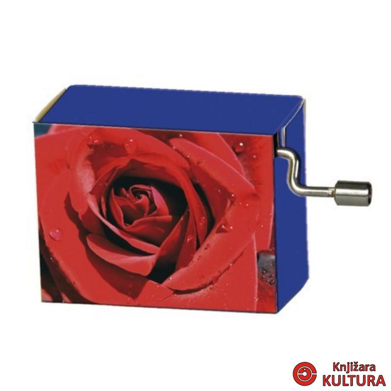 MUZIČKA KUTIJA La vie en rose, Red rose 
