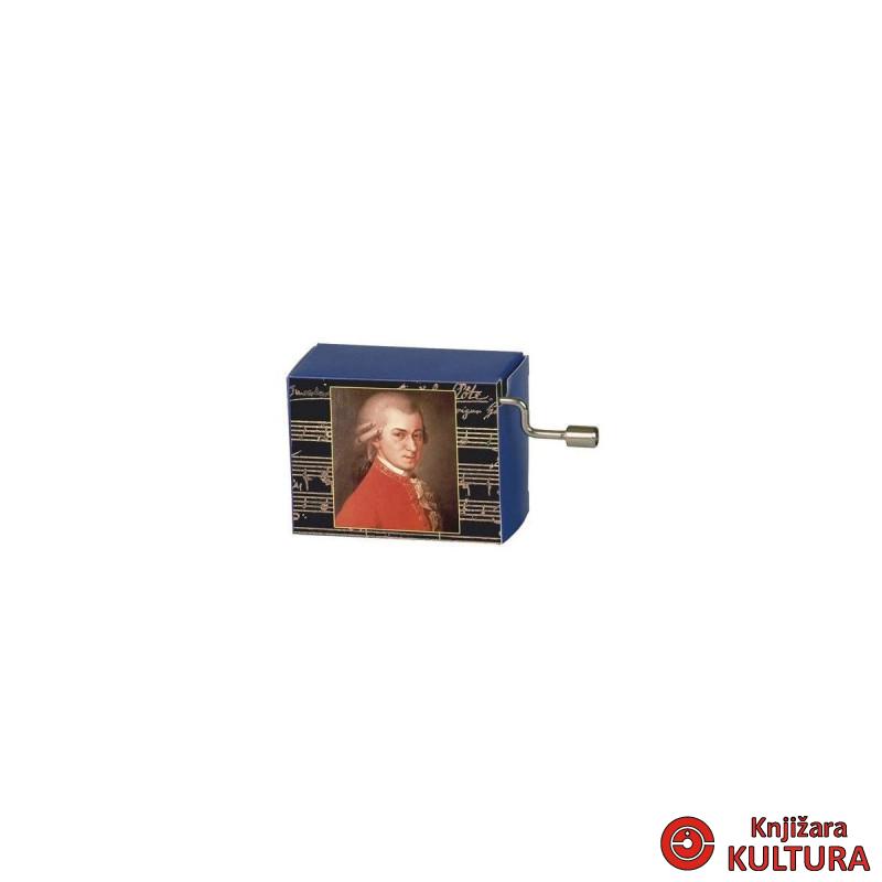 MUZIČKA KUTIJA Lulleby/Mozart, Portrait with notes 