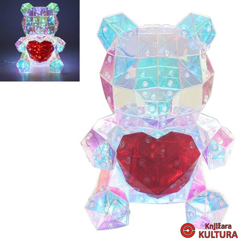 LAMPA LED USB TEDDY HEART 