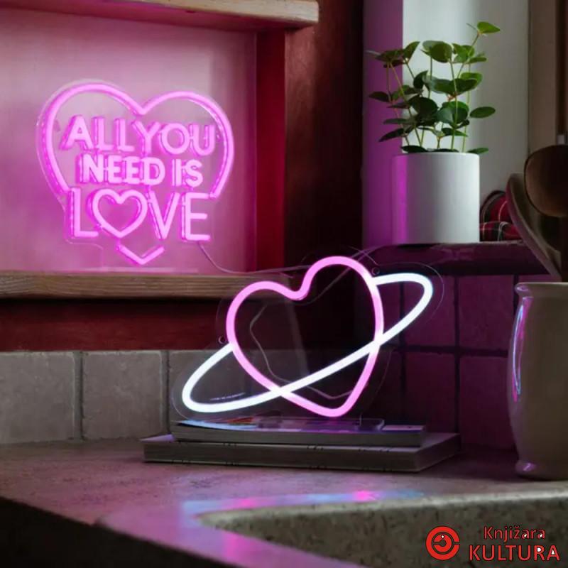 NEONSKI ZNAK ALL YOU NEED IS LOVE 