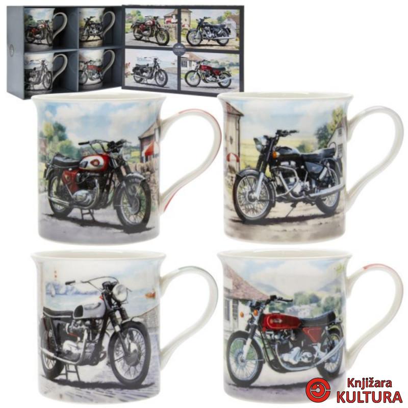 ŠOLJE SET 4/1 CLASSIC MOTORBIKES LP34038 