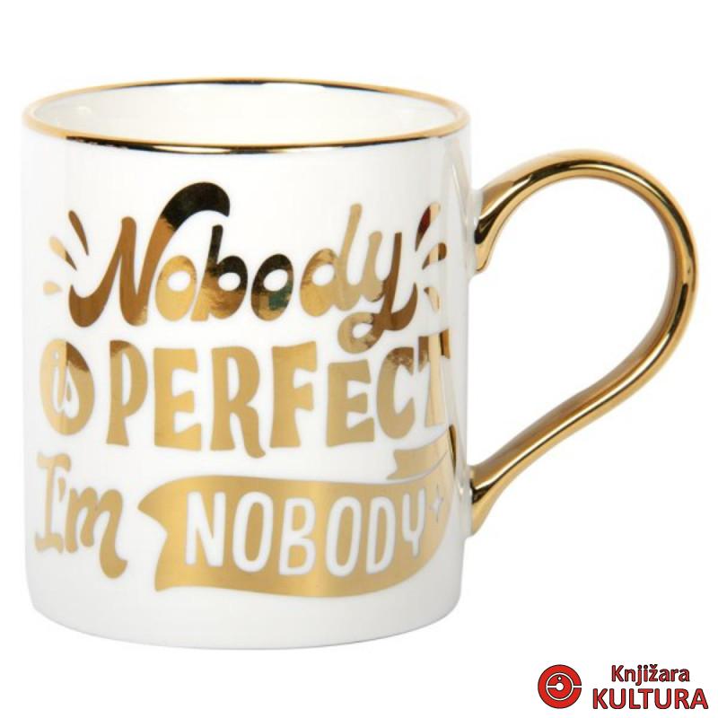 ŠOLJA NOBODY PERFECT GLD IZDANJE LP34333 
