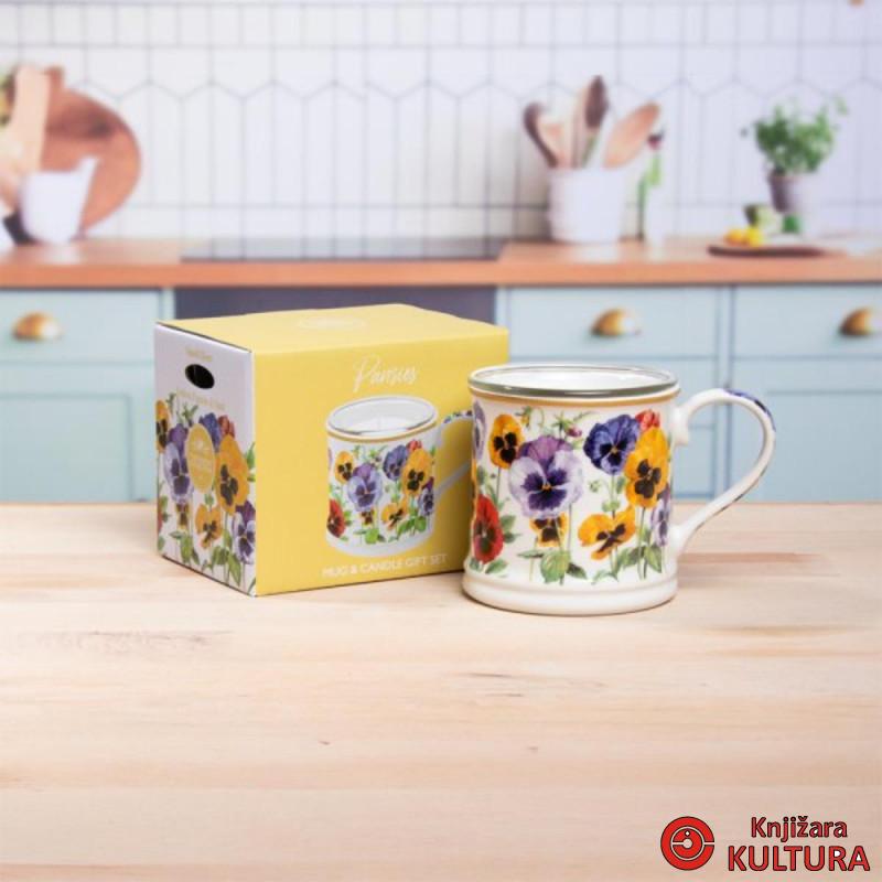 POKLON SET SVIJEĆA PANSIES LP76668 