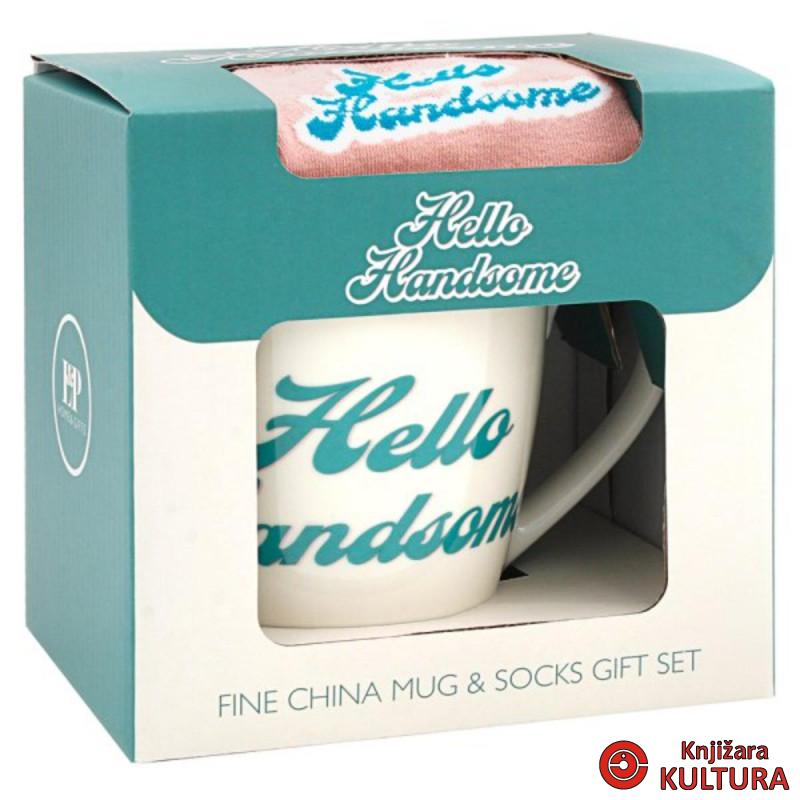 POKLON SET ŠOLJA I ČARAPE HELLO HANDSOME LP96827 