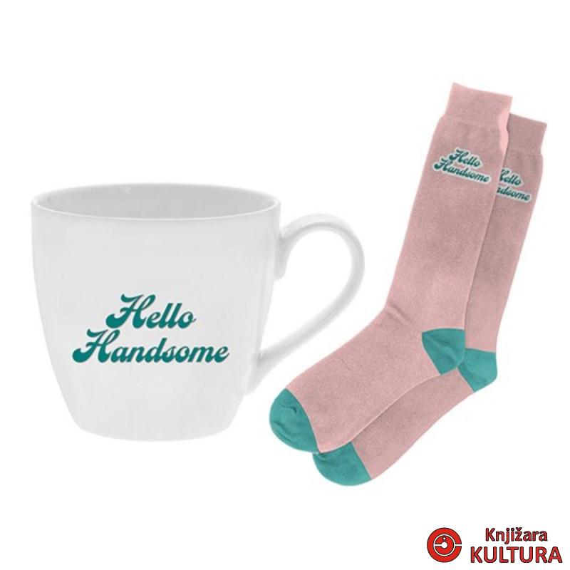 POKLON SET ŠOLJA I ČARAPE HELLO HANDSOME LP96827 
