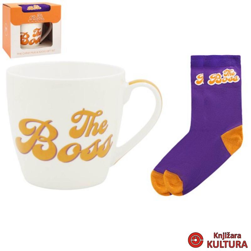 POKLON SET ŠOLJA I ČARAPE BOSS LP96823 