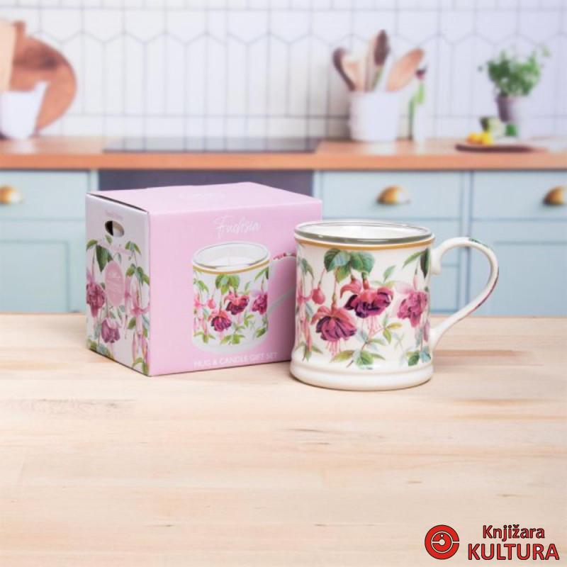POKLON SET SVIJEĆA FUSCHIA LP76665 